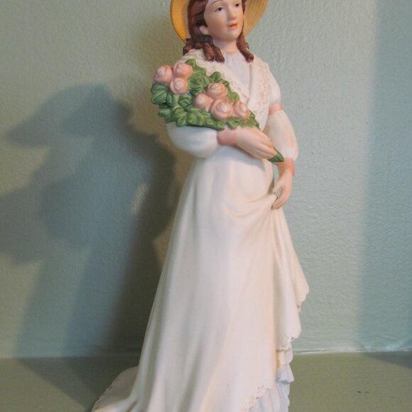 Home Interiors Homco Charlotte Rose Porcelain Lady Figurine #1468 - Picture 12 of 16